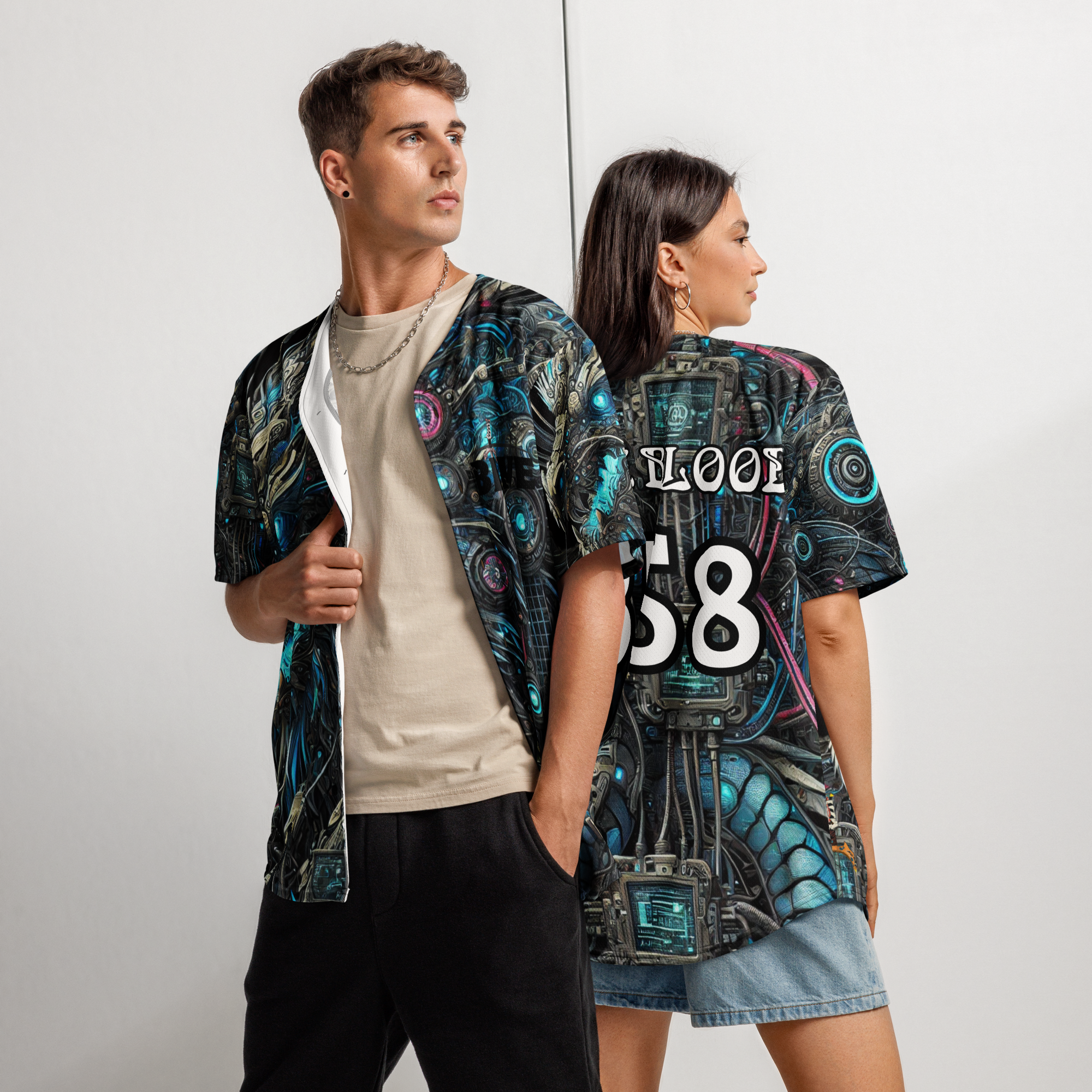 BLVE BLOOD CYBERDRAGON BASEBALL JERSEY